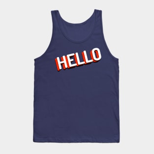 Hello Tank Top